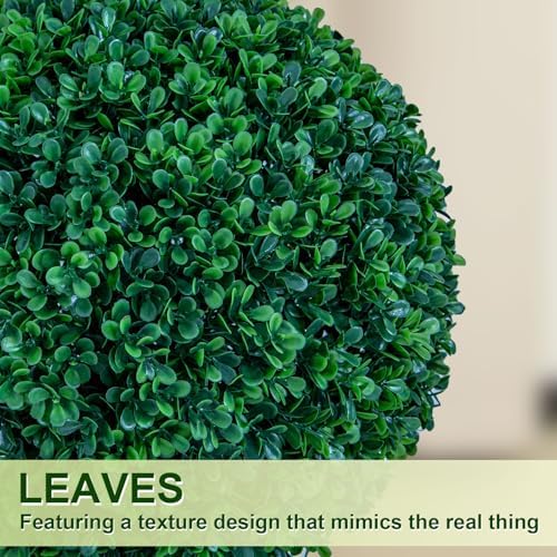 VIVATREES 3FT Triple Ball Topiaries