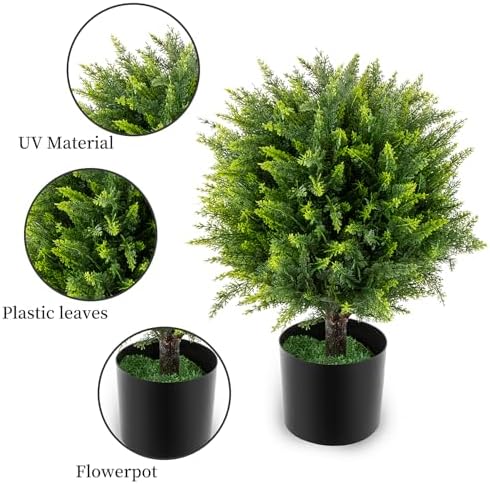 Set of 2 Realistic-Artificial Topiary Balls