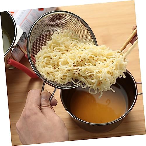 FELTECHELECTR Stainless Steel Collapsible Colander Sieve Net 1-Piece