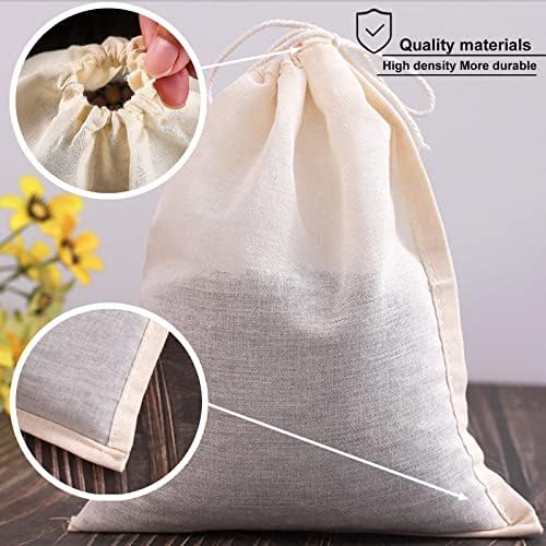 2 Pack Large Cheese Cloth Bags for Nut Milk Straining 12x18