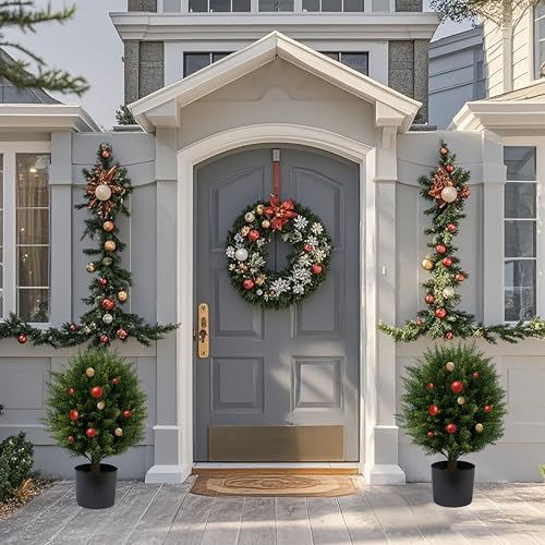 Artificial Cedar Topiary Tree 22T