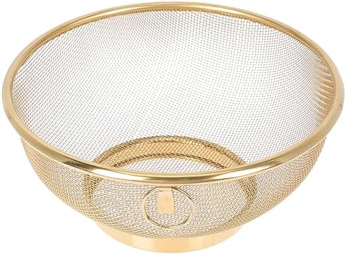7-Inch Stainless Steel Colander for Rice Quinoa and Fruits