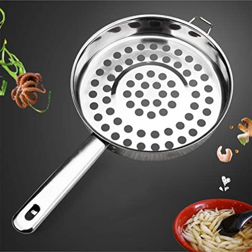 Cabilock Metal Colander Durable Heat-Resistant