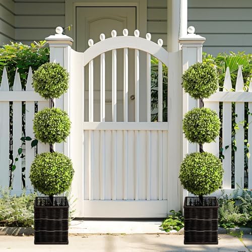 Boxwood Ball Topiaries 36 Set of 2 for Home Office