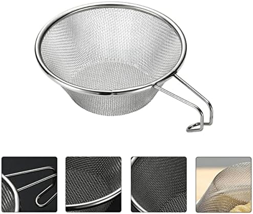 Fishing Glass Net Strainer 2 Pcs Stainless Steel Colander