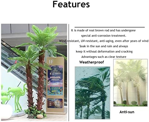 EININI Simulated Coconut Tree 5m Artificial Landscape Decor