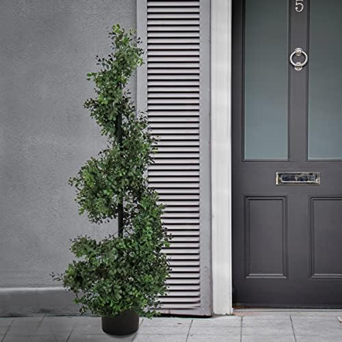 National Tree Company Boxwood Spiral Topiary Spring Collection