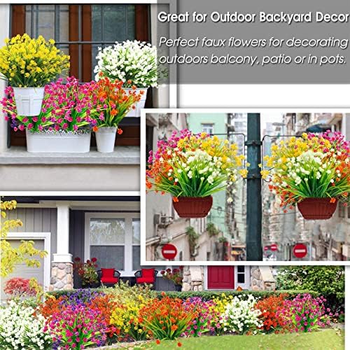 TURNMEON artificial flowers outdoor
