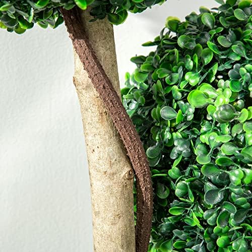 3-Ball Realistic Boxwood Topiary for Home Outdoor Use