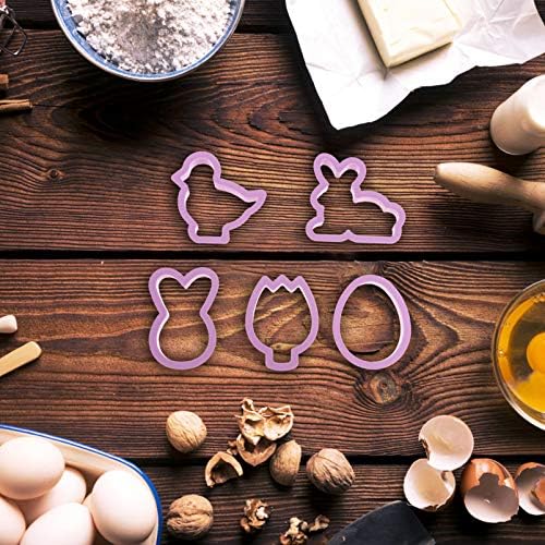 Hemoton 10-Piece Easter Cookie Cutter Set
