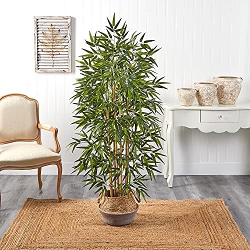 Nearly Natural Boho-Chic 64 Bamboo Tree for Your Tropical Space