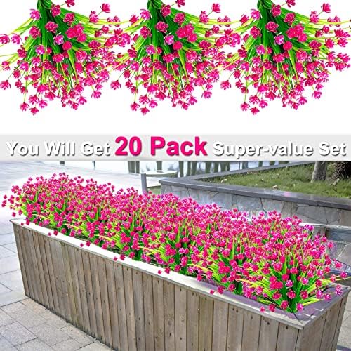 TURNMEON artificial flowers outdoor