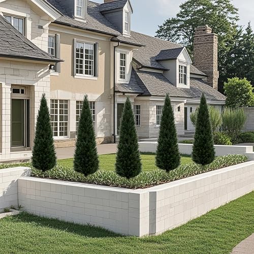 Kissilk 5-Ft Cedar Topiary - Realistic Outdoor