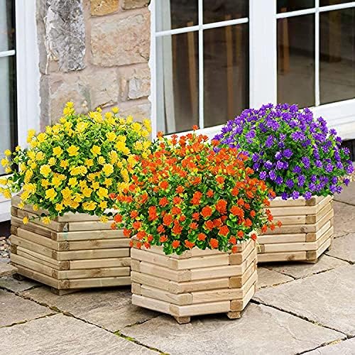Vibrant Boxwood Fake Flowers